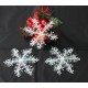 聖誕裝飾品 三片裝 15cm塑料雪花片 墻壁裝飾品 飯店聖誕布置