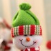 聖誕家居裝飾品 聖誕老人雪人酒瓶套 中號酒瓶裝飾品