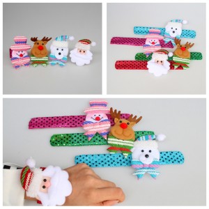 【24H出貨】(12入)聖誕拍拍圈 聖誕彩色亮片拍拍圈 聖誕裝飾品 聖誕派對用品