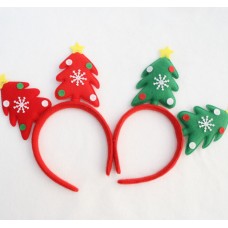 (4入)聖誕髮箍 聖誕樹頭箍 成人兒童頭箍 聖誕派對用品