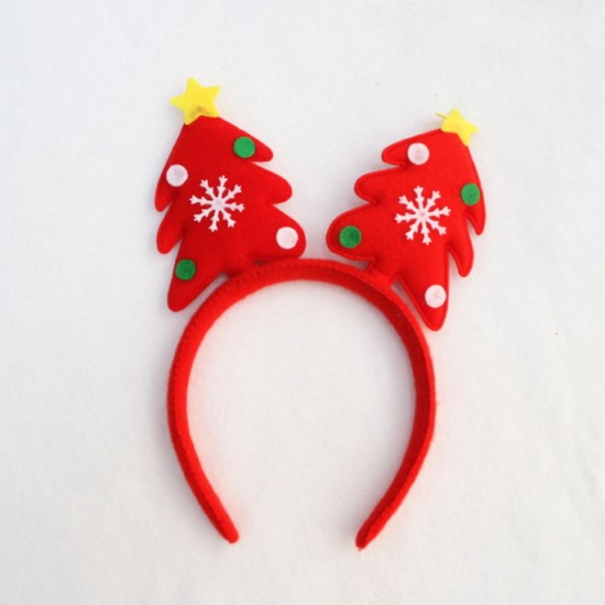 (4入)聖誕髮箍 聖誕樹頭箍 成人兒童頭箍 聖誕派對用品