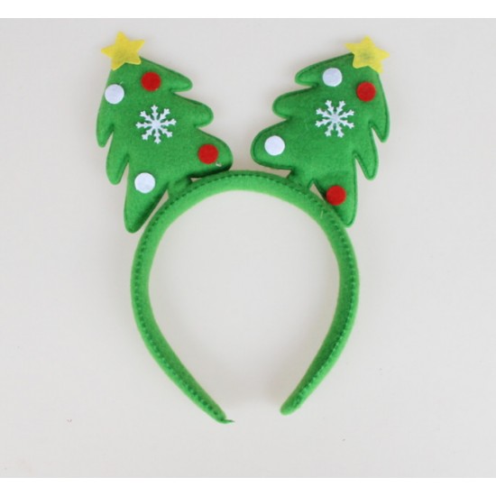 (4入)聖誕髮箍 聖誕樹頭箍 成人兒童頭箍 聖誕派對用品