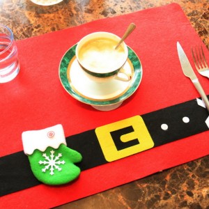 聖誕餐具墊 刀叉墊子 聖誕節裝飾用品 聖誕裝飾品