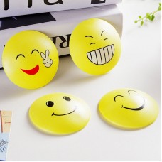可愛笑臉橡膠防撞墊 門后墻面靜音防碰墊 把手門鎖桌椅防護墊