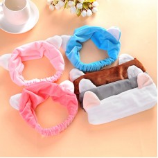 貓耳造型束髮帶 洗頭必備髮帶 洗臉化妝瀏海束髮巾
