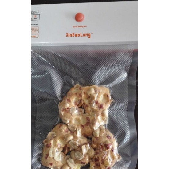 (30入)食品真空包裝袋 食品級家用保鮮袋 無毒單面紋路真空袋 真空封口機專用袋 小號