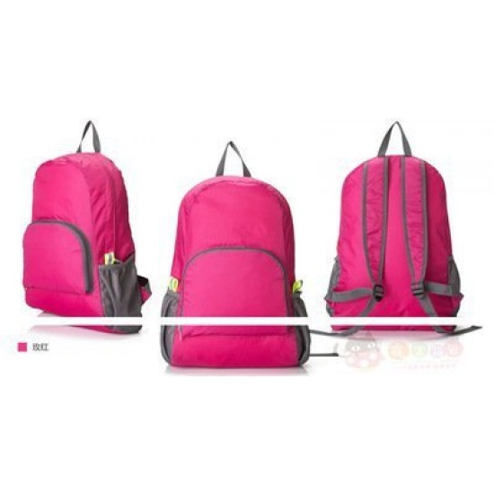 戶外便攜可折疊雙肩包 旅行登山包 防水尼龍運動後背包 雙肩背包