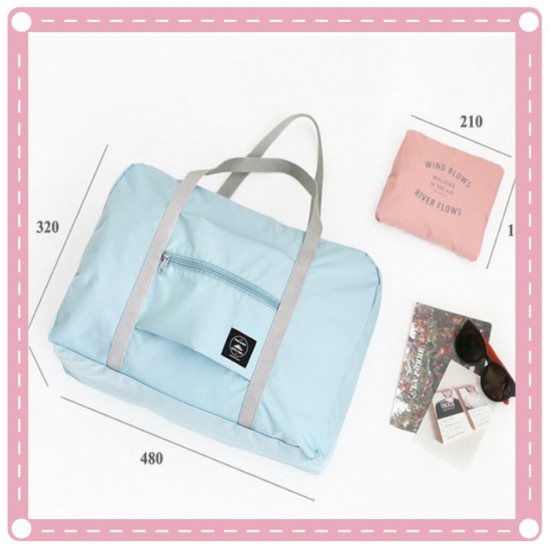 防水可折疊旅行包 購物單肩包 男女式加大整理袋 行李包 收納袋 旅行必備
