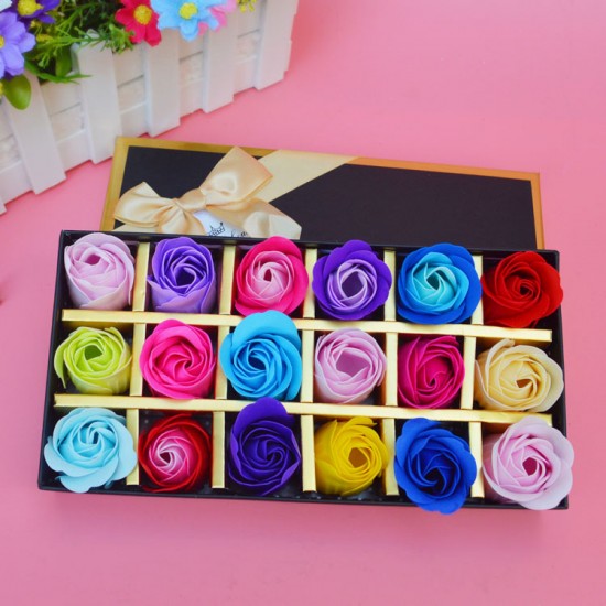 玫瑰香皂花禮盒 教師節 畢業 生日 母親節 情人節仿真花禮盒