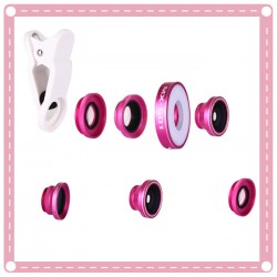 LED自拍補光燈 外置通用廣角微距魚眼特效自拍神器 美顏鏡頭