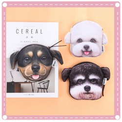 汪星人布藝零錢包 毛絨狗狗零錢包 手拿包 汪星人布藝零錢包 毛絨狗狗零錢包 手拿包