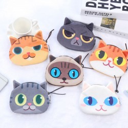 可愛卡通貓咪零錢包 創意錢包 喵星人零錢包 硬幣包