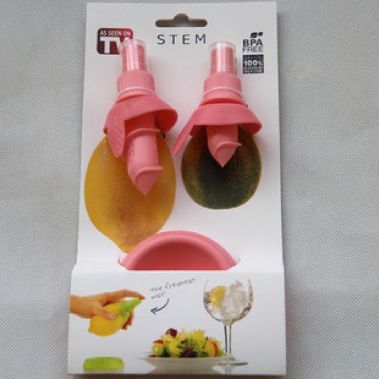 檸檬汁噴霧器2件組 水果手動榨汁器