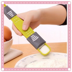 9格烘焙計量勺 雙邊刻度定量勺 DIY工具 烘焙烹飪必備