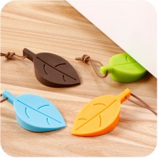 樹葉造型加厚矽膠安全門檔 居家安全必備小物