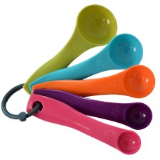 彩色量勺5件組 刻度調味料湯匙 烘焙工具