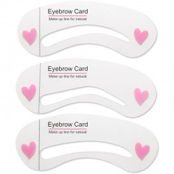 畫眉輔助卡 輕鬆修眉卡 彩妝工具 DIY美妝工具 3枚入