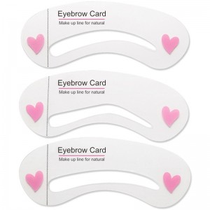 畫眉輔助卡 輕鬆修眉卡 彩妝工具 DIY美妝工具 3枚入