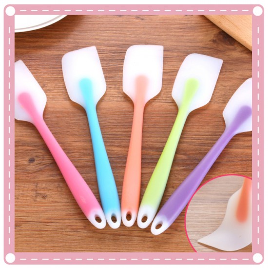 雙色奶油刮刀 一體式矽膠刮刀 烘培奶油刮刀 蛋糕攪拌