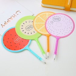 水果扇子圓珠筆 扇子造型筆 學生文具