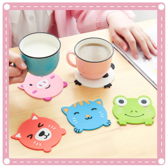 卡通杯墊 隔熱杯墊 創意防燙餐墊 水杯墊 茶杯墊