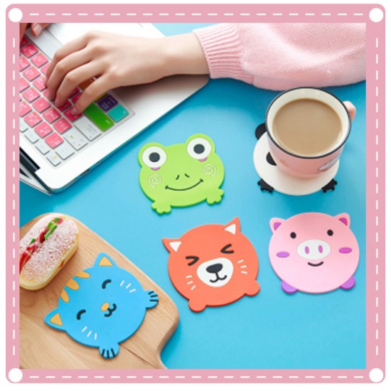 卡通杯墊 隔熱杯墊 創意防燙餐墊 水杯墊 茶杯墊