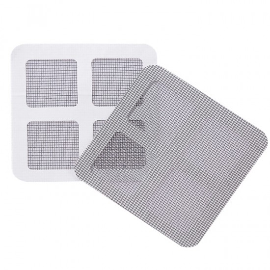 紗窗修補DIY貼片3枚入 防蚊紗門窗戶修補片 門窗補洞網