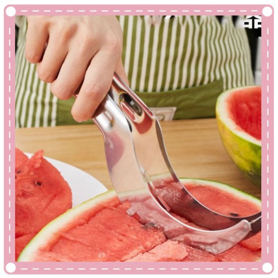 不銹鋼切西瓜神器 水果刀 創意西瓜切片器