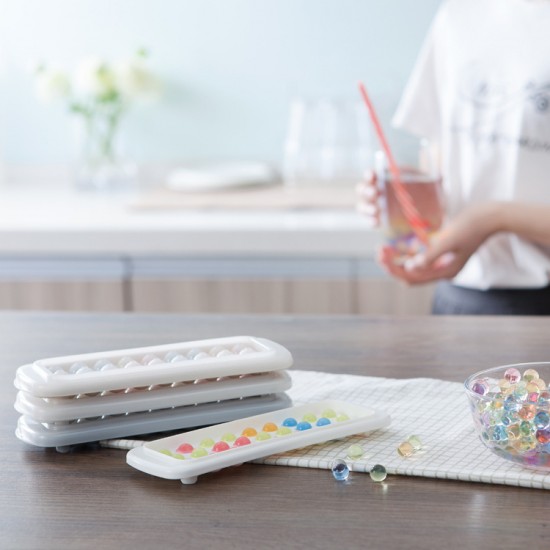 創意帶蓋圓球製冰盒  冰箱小冰球