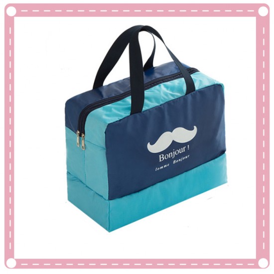 沙灘游泳包 乾溼分離男女防水包 收納包 大容量洗澡浴衣袋 洗漱包