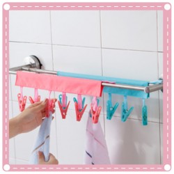 隨身旅行衣夾 可折疊便攜衣架 浴室掛架