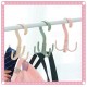 360°可旋轉S鉤 圍巾掛架 皮帶包包收納架 塑膠衣服掛勾