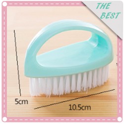 多功能橢圓形清潔刷 軟毛浴缸刷 帶把手洗衣刷