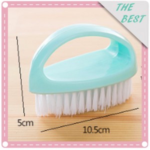 多功能橢圓形清潔刷 軟毛浴缸刷 帶把手洗衣刷