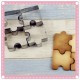 可愛拼圖不銹鋼餅乾模 烘焙DIY4入裝