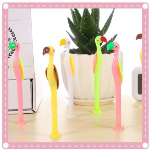 紅鶴造型中性筆 黑色原子筆 學生禮品 辦公文具