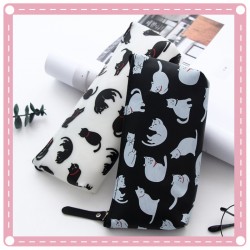 創意文具果凍筆袋 可愛貓咪立體矽膠簡約學生文具筆袋 收納袋