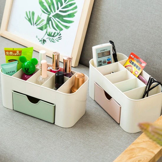 桌面小抽屜化妝盒 辦公桌儲物盒 多功能收納盒