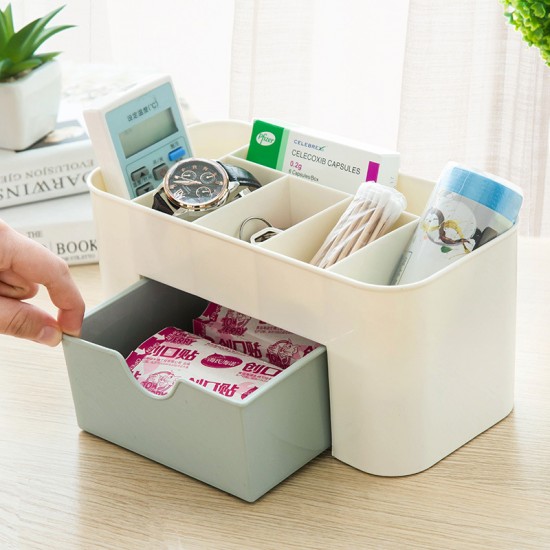 桌面小抽屜化妝盒 辦公桌儲物盒 多功能收納盒