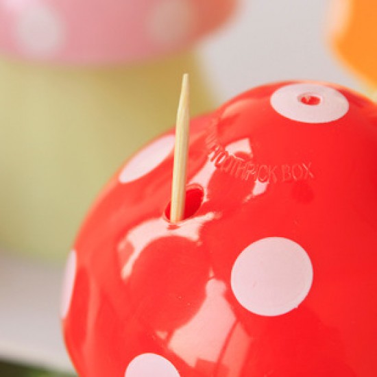 可愛蘑菇牙籤盒 自動牙籤筒 牙籤罐 創意居家牙籤瓶