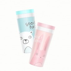 300ML雙層隨身杯 可愛水杯 兒童杯子 學生水壺