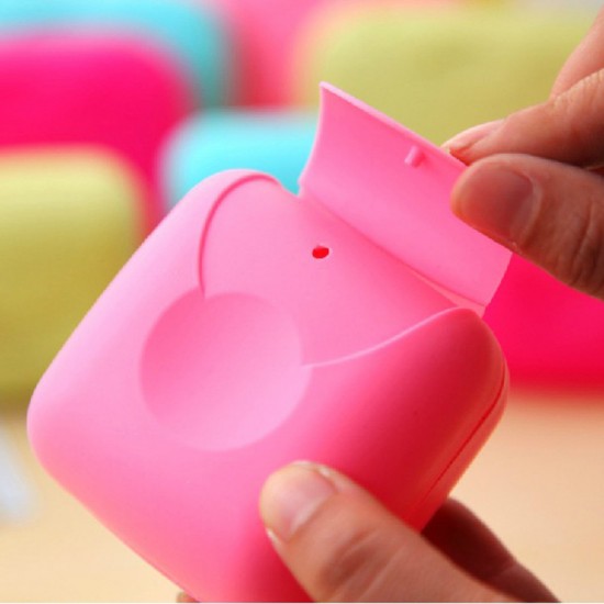 防漏素色肥皂盒 創意旅行香皂盒 可鎖扣香皂盒