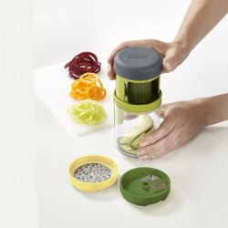 多功能切菜器 切絲器 旋轉刨絲器 研磨器 三合一切菜旋轉杯