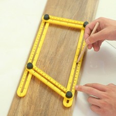 多用途任意角度折疊尺 多變四邊折尺 測量必備工具