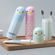 動物牙刷收納杯 旅游洗漱收納盒 漱口杯 牙刷盒