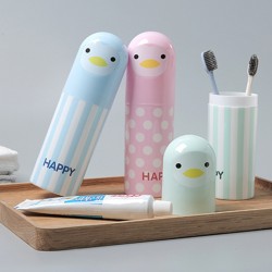 動物牙刷收納杯 旅游洗漱收納盒 漱口杯 牙刷盒