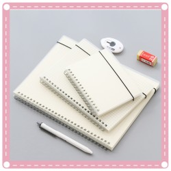 磨砂透明手帳線圈筆記本 記事本 活頁計劃本 空白筆記本 磨砂透明手帳線圈筆記本 記事本 活頁計劃本 空白筆記本