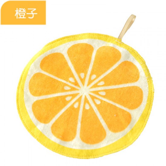 水果圖案可掛式擦手巾 廚房吸水抹布 擦手巾