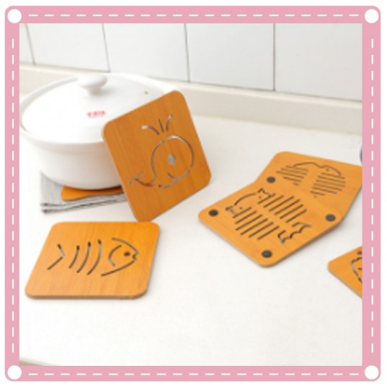 日式竹製防燙隔熱墊 桌墊 餐墊 鍋墊 杯墊