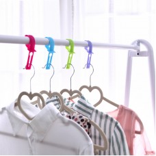 防風防滑衣架掛鉤 晾衣服固定扣 10入裝